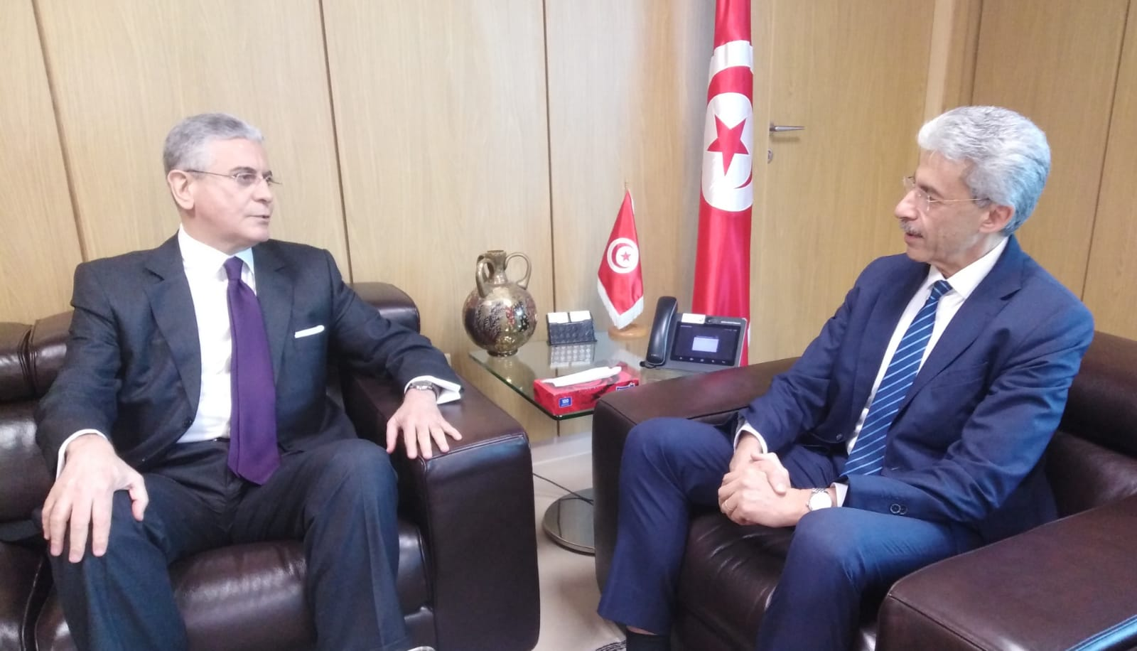 في لقاءه مع سمير سعيّد، فريد بالحاج يعرب عن إستعداد البنك الدولي لدعم البرامج الإصلاحية في تونس‎‎